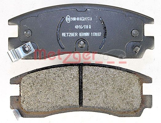 METZGER 1170187 Bremsbelagsatz, Scheibenbremse